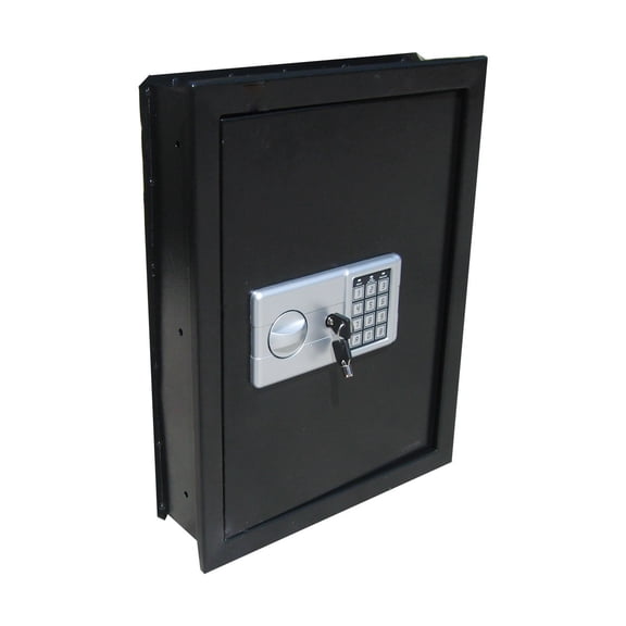 NEW DIGITAL ELECTRONIC SAFE SECURITY BOX WALL JEWELRY GUN CASH BLACK MEDIUM SZE