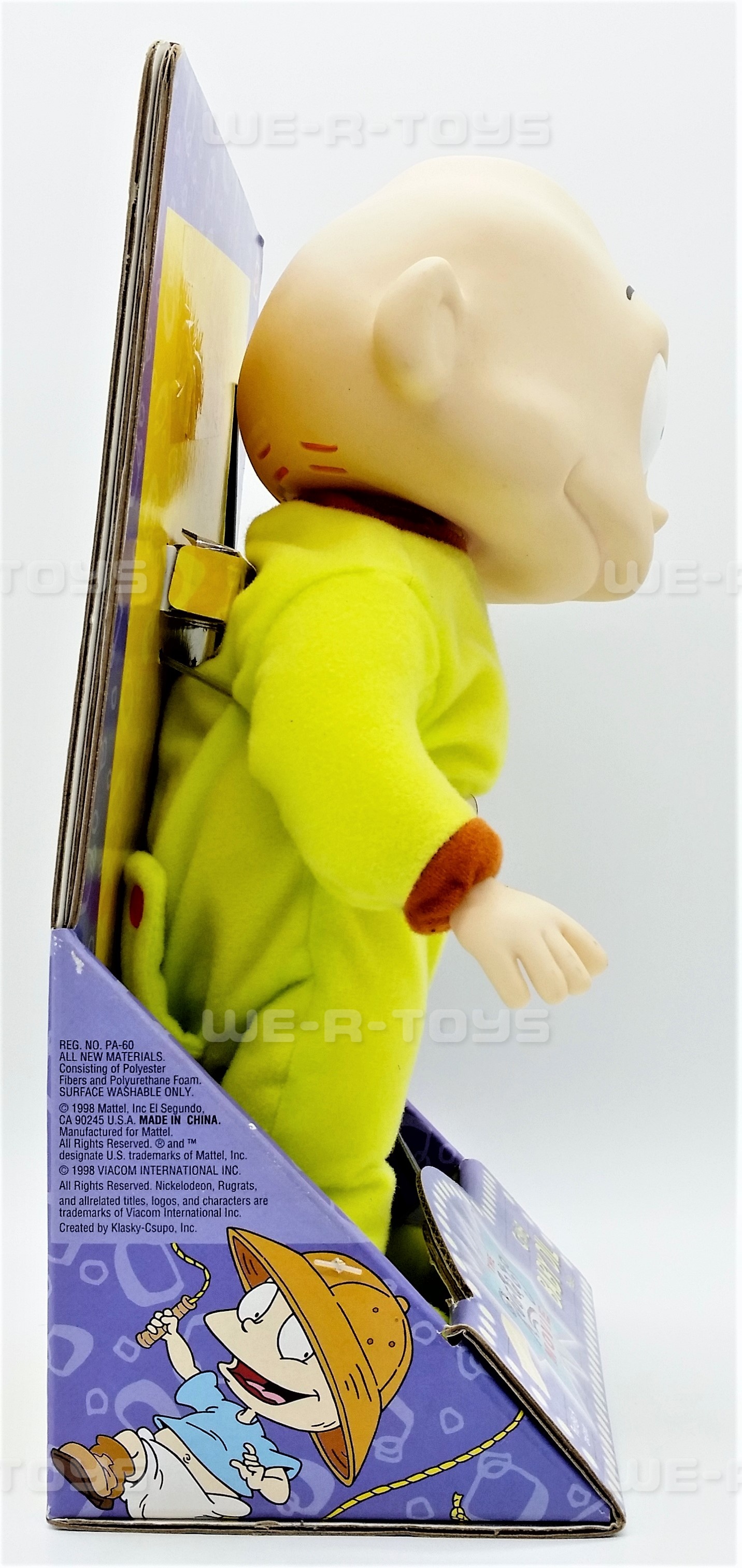 Vintage 1998 The Rugrats Movie 12 inch Crying Dill pickles Doll New