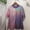 Hot Pink, variant on Women's Tops Fashion Women Shiny O Neck Reflective Short Sleeve Loose Casual Tee Tops