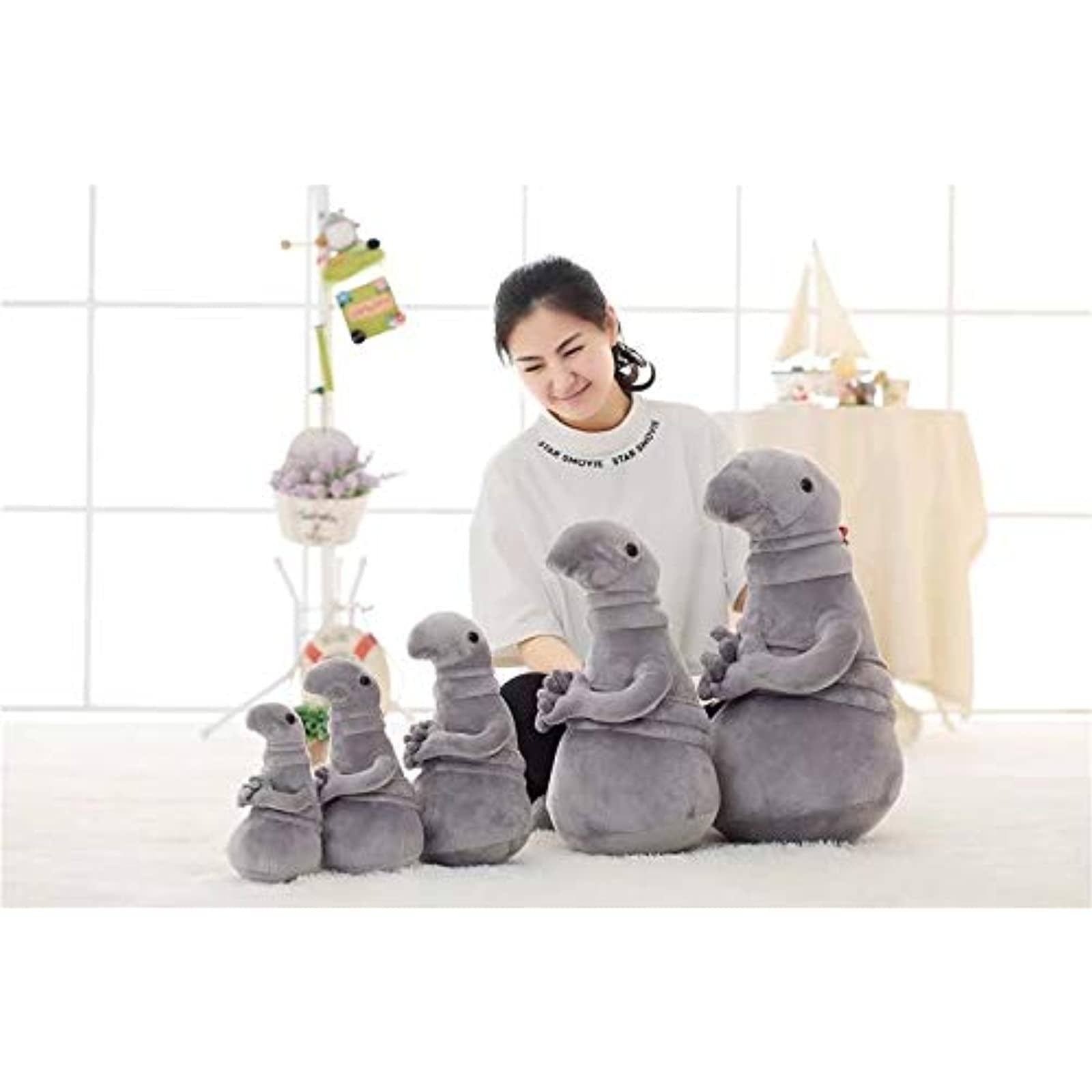 Tubby Gray Blob Zhdun Stuffed Doll Gray Tubby Plush Doll Toys 30cm Gift For Kid