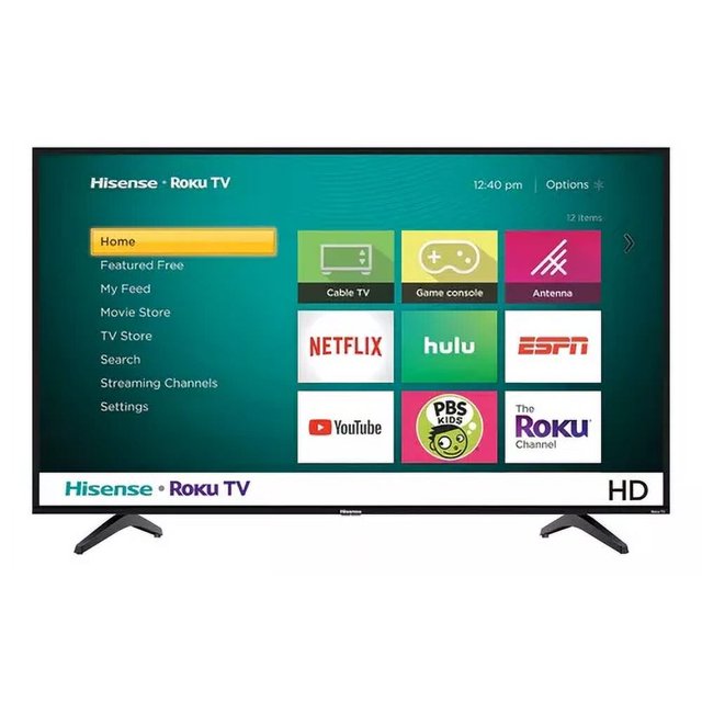 Televisión 32" Hisense modelo H4F HD LED Smart TV , Pantalla con WiFi, Apps Gratis como Netflix, YouTube y más