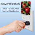 thumbnail image 3 of Monther's Day Fruit Set of 2 Monther's Day Small LED Night Lights, Square Wall Light for Room, Bedroom, 3 of 6