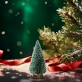 thumbnail image 6 of GiLiling Sisal Fiber Christmas Trees with Wooden Base​​ | Coated Finish Holiday Decor for DIY Home Displays and Family-Friendly Celebration Enhancements, 6 of 8