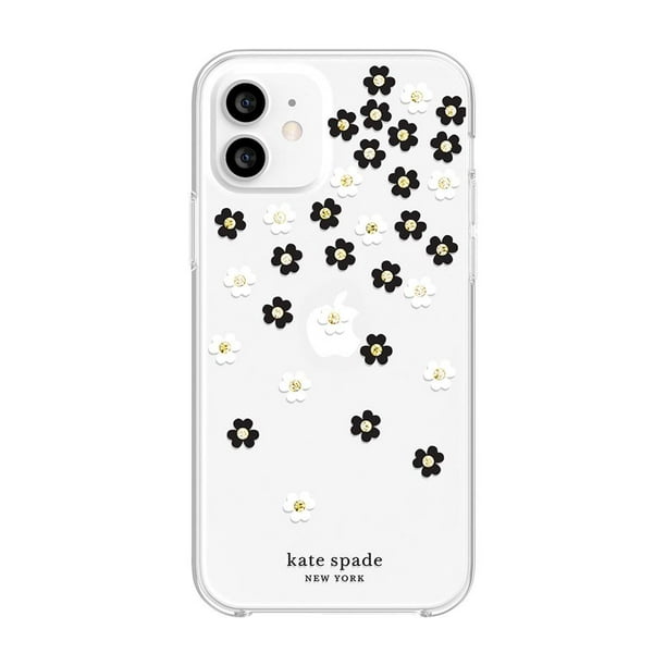 Kate Spade Protective Hardshell Case Scattered Flowers for iPhone 13 Pro Max/12  Pro Max Cases 