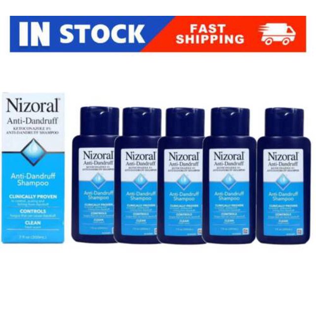 Champú anticaspa Nizoral de 7 oz (2024), nuevo, envío gratis, 5 unidades.