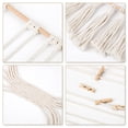 thumbnail image 4 of Hanging Photo Display with 30 Wood Clips Macrame Wall Hanging Picture Holder Collage Picture Frame for Boho Decor, 4 of 7