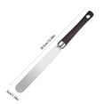 thumbnail image 2 of Stainless Steel Icing Spatula Set - Versatile Cake Decorating Spreader and Scraper for Baking, Frosting, and Condiments - Durable, Non-Slip, Angled Blade for Precision and Control, 2 of 6