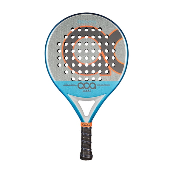 ACA ROQUETA AZUL Edición 2026 Pala de Pádel Profesional | Forma Redonda | EVA Soft Black | Máximo Control