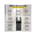 thumbnail image 3 of 50 PCS Oscillating Saw Blades, Quick Release Multitool Blades Kit, HCS Tool Blades For Wood Plastic Metal Nails Bolts, Compatible With Dewalt Fein Worx Bosch Makita Milwaukee, 3 of 10