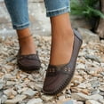 thumbnail image 2 of IUJSOY Walking Shoes Women Slip on Comfortable Barefoot Flats Casual Trendy Driving Shoes Moccasins, 2 of 9