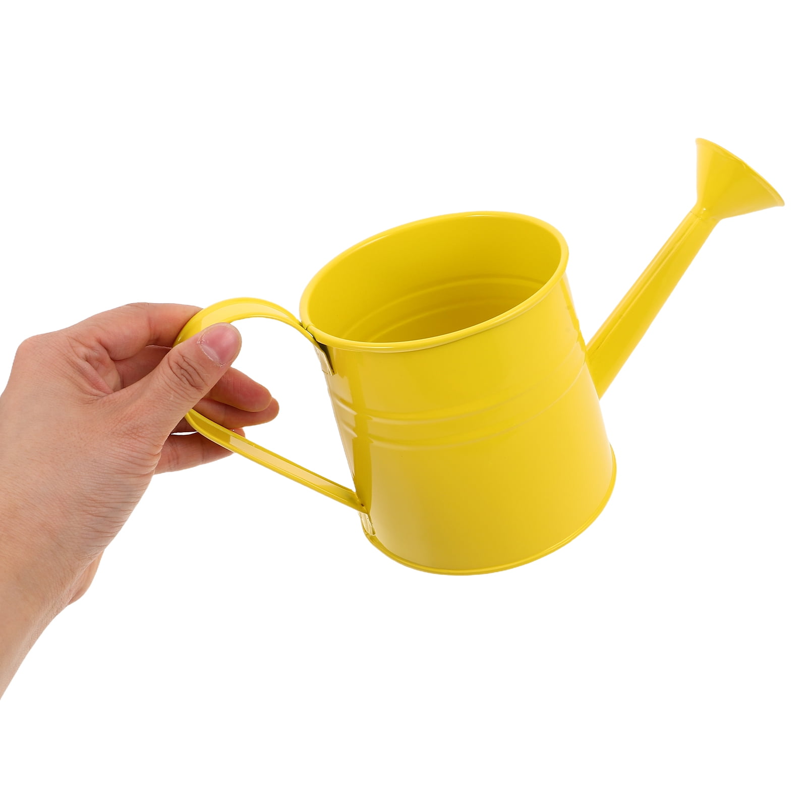 BESTYASH 2-Pack Metal Watering Cans for Garden, Assorted Colors, Outdoor Floral and Plant Care Tools
