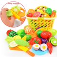 thumbnail image 1 of Juguetes de limpieza juguetes educativos para bebé color al azar surwish plástico frutas verduras juguetes cortados LingWen 8390615591027, 1 of 1