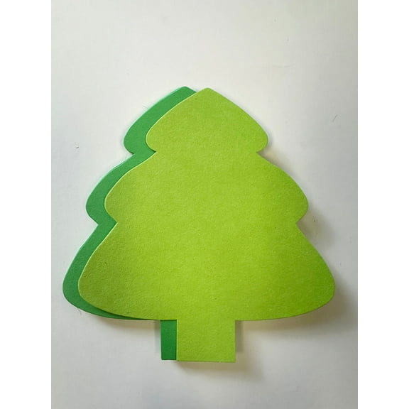 SHAPES ETC.  Holiday Evergreen Tree Assorted Green Color Cut-Outs - 5.5in