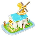 thumbnail image 3 of Kids 3D Stereo Puzzle Cartoon House Castle Building Model DIY Handmade Early Learning Educational Toys Gift For Children, 3 of 4