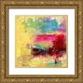 thumbnail image 1 of Ogren, Sarah 15x15 Gold Ornate Wood Framed with Double Matting Museum Art Print Titled - Rainbow Abstract II, 1 of 4