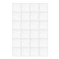 thumbnail image 3 of Privacy Screen Panels Hanging Room Divider Decorative Hollow Out Design Wall Screen Panels White, 3 of 19