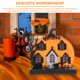 thumbnail image 2 of Casa De Calabaza De Halloween Led Decoración Creciente Casa De Calabaza Iluminada De Madera Estatua Casa De Calabaza Decorativa Artesanía Luminosa Para Gabinete De Escritorio De Halloween Serendint HA014231-00, 2 of 6