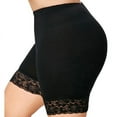 thumbnail image 5 of Loalirando Women Plus Size Lace Safety Pants Mid Wast Elastic Trunks, 5 of 6
