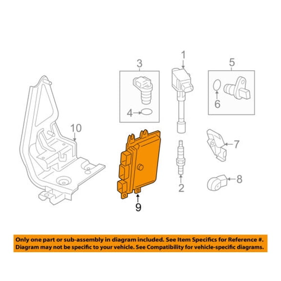 Chevrolet GM OEM-ECM PCM ECU Engine Control Module Computer 19316364