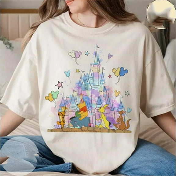 Disney Pooh And Friends Winnie The Pooh T-Shirt Unisex,S-5XL