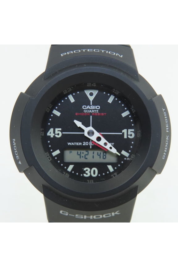Pre-Owned CASIO G-SHOCK AW-500E-1EJF Quartz Watch (Good)