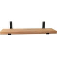 thumbnail image 4 of CONSDAN Floating Shelves, USA Grown Solid Oak Hardwood, Wall Shelves for Bedroom, Bathroom, Living Room, Kitchen, 16x7.5x1.5 in, Natural Oak, 4 of 6
