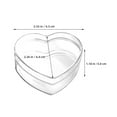 thumbnail image 3 of 12 cajas de acrílico transparente con forma de corazón, para guardar dulces, recuerdos de fiesta, transparentes, 3 of 7