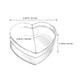 thumbnail image 3 of 12 cajas de acrílico transparente con forma de corazón, para guardar dulces, recuerdos de fiesta, transparentes, 3 of 7