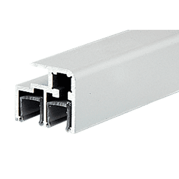 CRL D3000A Satin Anodized Aluminum Top Rail Extrusion for Sliding Door