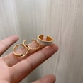 thumbnail image 5 of KAKOWELY 3Pcs All-match Finger Rings Premium Finger Decorative Ring Simple Finger Jewelry,0.79X"X0.79"X0.39", 5 of 5