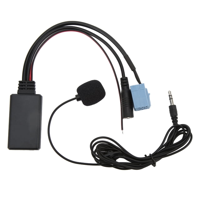 Cable de entrada auxiliar Bluetooth 5,0, conector ISO de 3,5mm, 8 pines, 7 607 897 093, micrófono manos libres de repuesto para Bora y Blaupunkt Jadeshay A