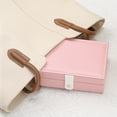 thumbnail image 5 of Unique Bargains Travel Jewelry Box Small Portable PU Leather Jewelry Organizer Storage Pink, 5 of 7