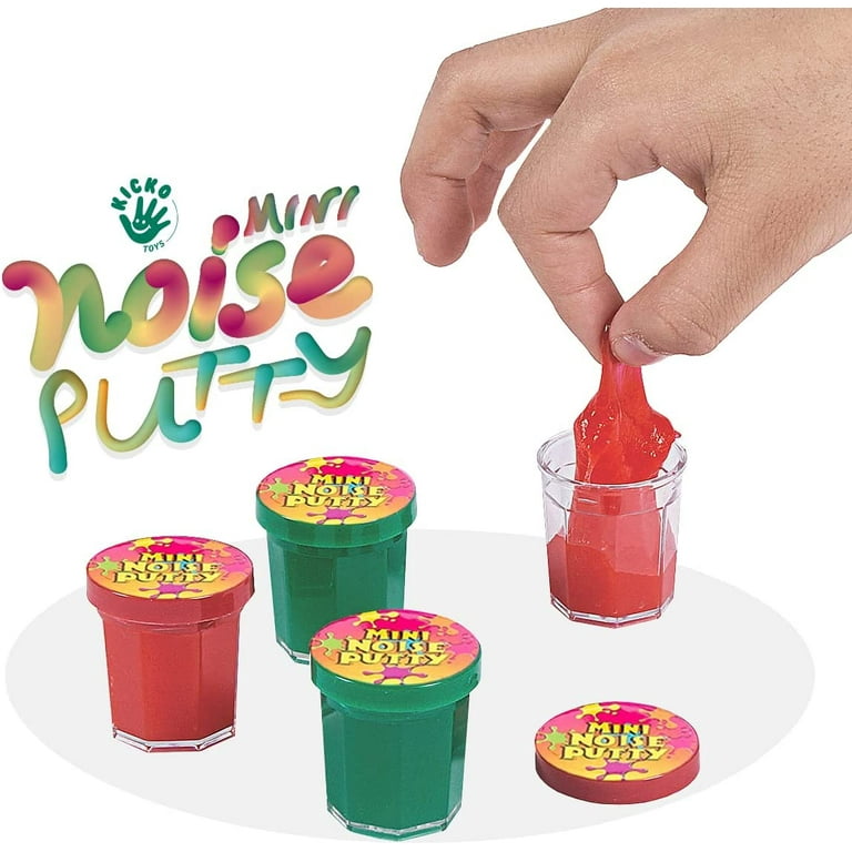 6 Pk Kids Party Favor Slime Glow In The Dark Noise Putty Goo Squeeze Non  Toxic