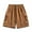 Coffee, variant on Turilly Men's Summer Shorts Cargo Shorts Stretch WaistSummer Casual And Comfortable Drawstring Pocket Elastic Waist Shorts L