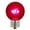 Pink, variant on Vickerman Blue Glass G50 Transparent LED Replacement Bulb, 5 per Box