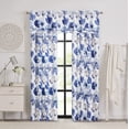 thumbnail image 2 of PowerSellerUSA 2-PACK Floral Modern Room Darkening Window Curtain for Livingroom, Bedroom and Kitchen, Rod Pocket Top, 50" W x 63" L, Panel, 2 of 6