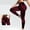 Wine, variant on High Waisted Leggings For Women,New Thread Seamless Tight High Waist Sports Yoga Pants Black S
