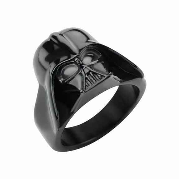 Darth Vader Helmet Ring, Black - Size 8