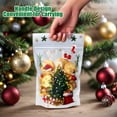 thumbnail image 3 of Resealable Christmas Ziplock Bags,50Pcs Clear Christmas Treat Cookie Bags with Handles for Xmas Holiday Party Candy Small Gift Wrapping Supplies Decor, 3 of 6