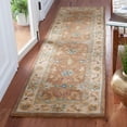 thumbnail image 3 of SAFAVIEH Anatolia Sally Traditional Wool Area Rug, Brown/Ivory, 8' x 10', 3 of 10