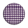 thumbnail image 2 of Multi-Size Car Tire Dust Cover Sunscreen, Corrosion, Dust And Water Keep Spare Tires Clean Violet Retro Houndstooth_2 17 Inch, 2 of 8