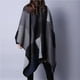 thumbnail image 5 of Minnieouse Ponchos de moda, capas ligeras, suaves, de gran tamaño, chales, silenciador lavable, bufanda acolchada de Cachemira de simulación Accesorios de disfraces Negro, 5 of 5