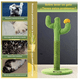 thumbnail image 2 of Poste Rascado, Bloosom  21.25 Pulgadas Rascador Para Gatos Cactus Verde, 2 of 4