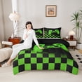 thumbnail image 4 of Castle Fairy Video Game 3 Pieces Queen Comforter Set for Kids Teens Adults,Game Controller Teens Game Ultra Soft Bedding Sets,Geometric Checkered Plaid Bedding Comforter Set Breathable, 4 of 8