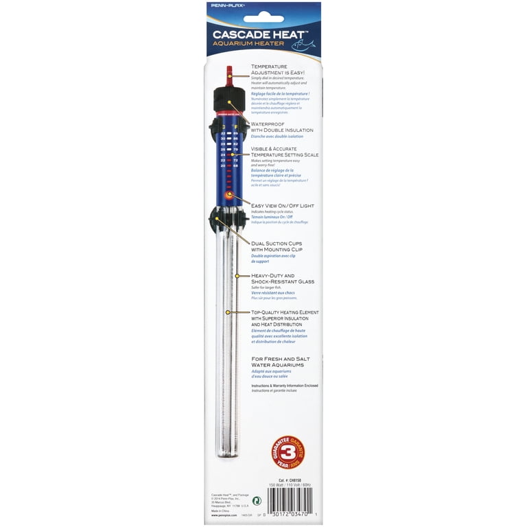 Penn-Plax Cascade 150W Aquarium Heater, 11 Inch photo 2