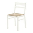 thumbnail image 3 of Two Tone 5 Piece Dining Table and Chair Set  Brown and White, 3 of 3