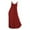 Red, variant on Hontri Women's Sleepwear Womens Nightgown Sleeveless Long Nightshirt Full Slip Night Dress Plus Size Sleepshirt Chemise Red L