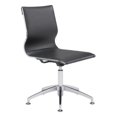 thumbnail image 1 of Scranton Chaise de Conférence & Co Moderne en Similicuir Noir, 1 of 4