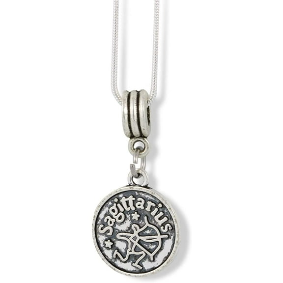Sagittarius Charm Snake Chain Necklace