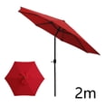 thumbnail image 2 of CPAN Replacement Fabric 3/2.7/2m Garden Patio Parasol Canopy Cover 6Arm or 8Arm, 2 of 9